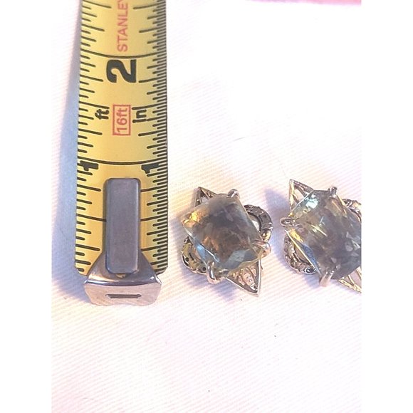 VINTAGE WHITING AND DAVIS EARRINGS - Picture 3 of 7